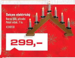 Elektrický poschoďový svícen