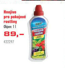 Hnojivo tekuté pro pokojové rostliny Agro
