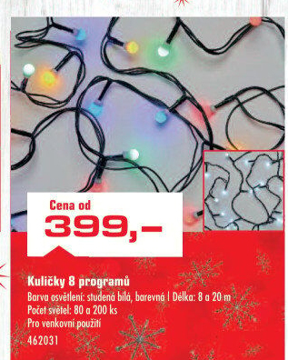 LED světelný řetěz Emos