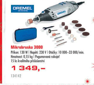 Mikrobruska Dremel 3000