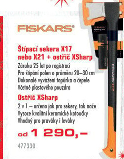 Sekera Fiskars + ostřič