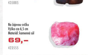 Solná lampa Rock