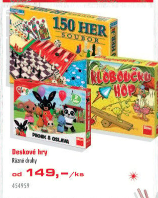 Stolní hra Kloboučku hop Dino