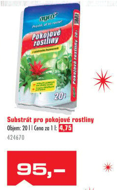 Substrát pro pokojové rostliny Agro