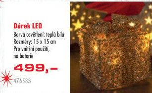 Vánoční svítící LED dekorace