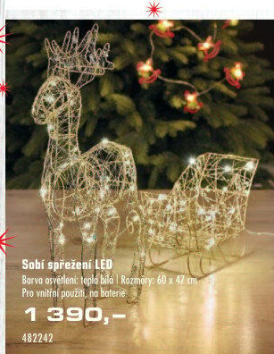 Vánoční svítící LED dekorace