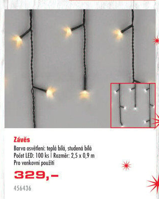 Závěsný LED řetěz Emos