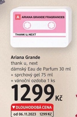 Dárková kazeta dámská Thank U Next Ariana Grande