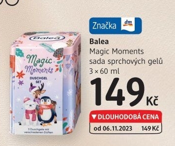 Dárková kazeta Magic Moments Balea