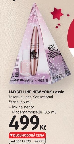 Dárková sada Lash Sensational Maybelline + essie