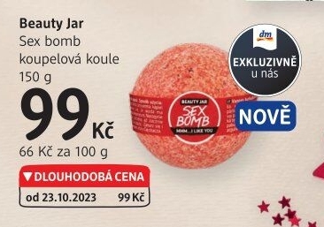 Koupelová koule Beauty Jar