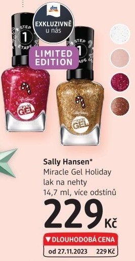 Lak na nehty gelový Miracle Gel Holiday Sally Hansen