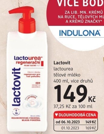 Tělové mléko Lactovit