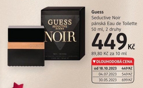 Toaletní voda pánská Seductive Noir Guess