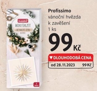 Vánoční papírové dekorace Profissimo
