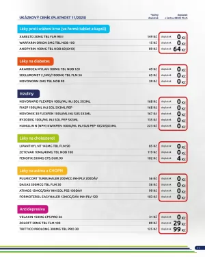 akční leták BENU Lékárna 1.12.2023-31.12.2023