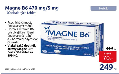Doplněk stravy Magne B6 Sanofi