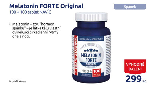 Doplněk stravy Melatonin Forte