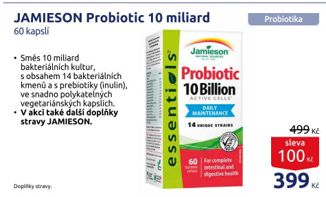 Doplněk stravy Probiotic 10 miliard Jamieson