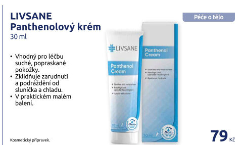 Krém pantheno Livsane