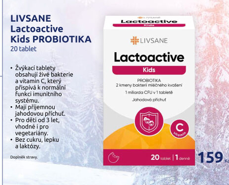 Probiotika pro děti Lactoactive Kids Livsane