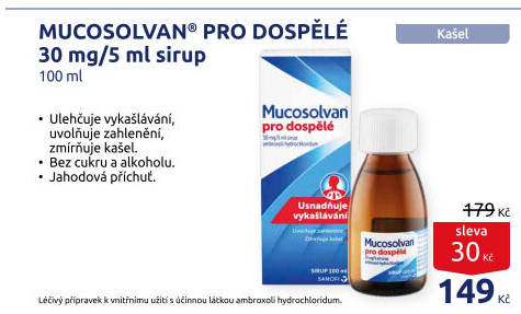 Sirup proti kašli Mucosolvan