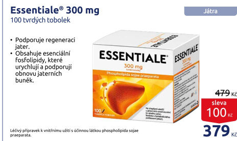Tablety na onemocnění jater Essentiale