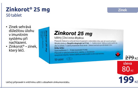 Tablety Zinkorot