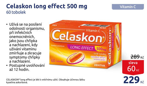 Vitamín C Long Effect Celaskon