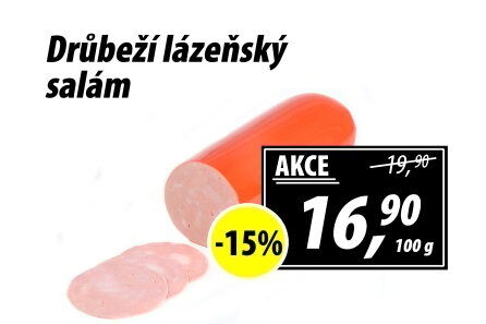Salám drůbeží lázeňský