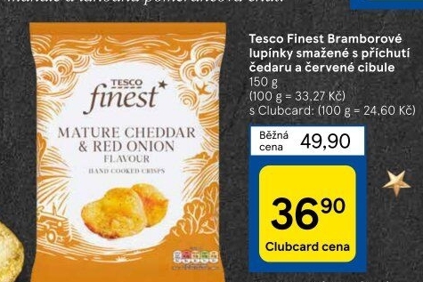 Bramborové lupínky Tesco Finest
