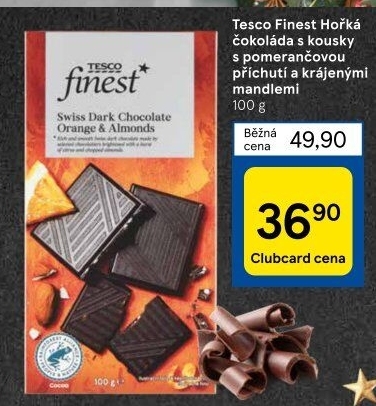Čokoláda Tesco Finest