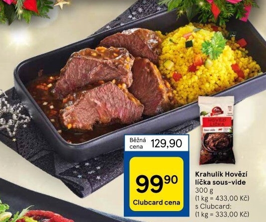 Hovězí líčka Sous vide Krahulík