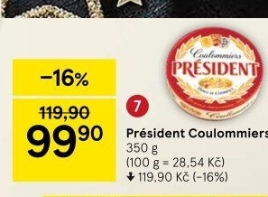 Sýr Coulommiers Président