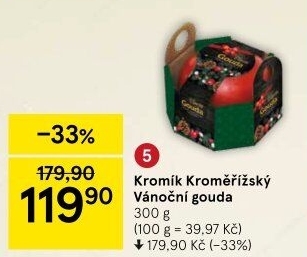 Sýr Gouda Kromík - dárkové balení