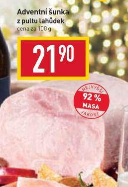 Adventní šunka nejvyšší jakosti