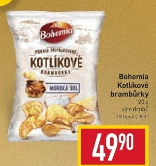 Brambůrky kotlíkové Bohemia Chips