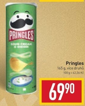 Chipsy Pringles - tubus
