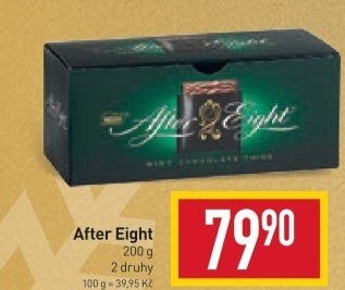 Čokoládové plátky Nestlé After Eight