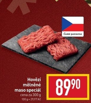 Hovězí mleté maso speciál