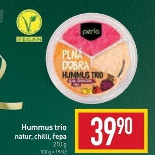 Hummus trio Perla