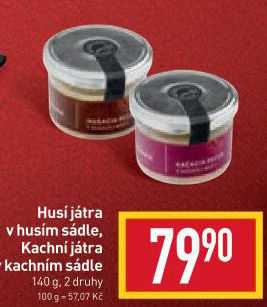 Husí játra v husím sádle Gašparík