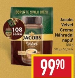 Instantní káva Jacobs Velvet Crema