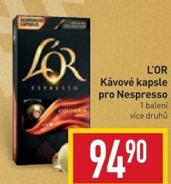 Kapsle pro Nespresso L'