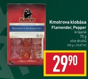 Kmotrova klobása Flamender Kmotr