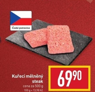 Kuřecí steak mletý