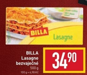 Lasagne Billa