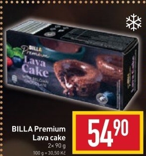 Lava Cake mražený Billa Premium