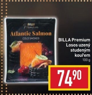 Losos uzený Premium Billa