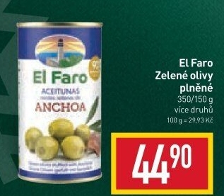 Olivy plněné El Faro